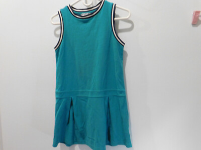 Brooks Brothers Collared Pleated Sleeveless Tennis Dress Green Girls XL |  eBay UK