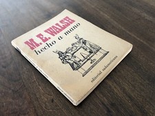 1977 Signed Maria Elena Walsh Hecho a Mano Poesia Ed Sudamericana in Spanish