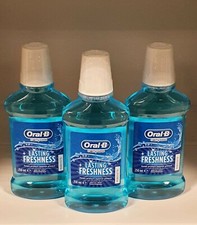 Image of 3xOral-B Complete Arctic Mint Mouthwash Oral HygieneCare Lasting Freshness 250ml