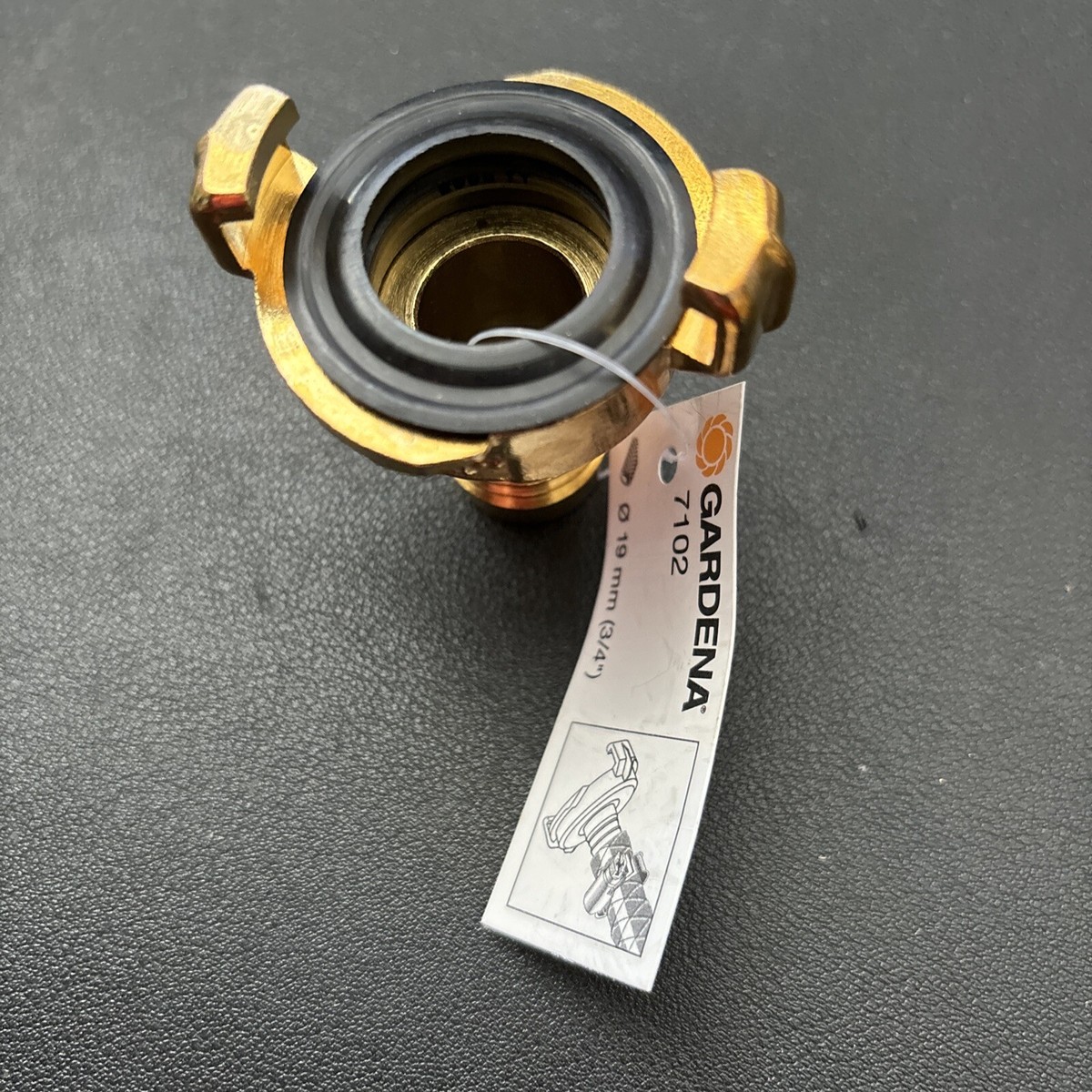 Gardena Messing-Schnellkupplungs-Set – Schlauchstück & Y-Verteiler Für 19 Mm (3/4") Schläuche
