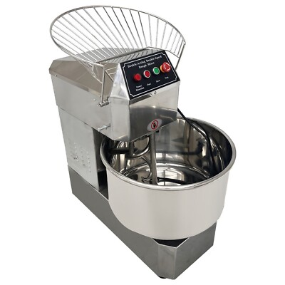 110V 50L Double Speed Dough Mixer Commercial Spiral Mixer Dough Kneading Machine