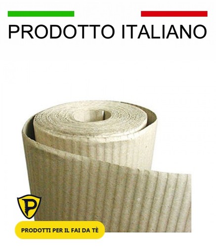 Rotolo Cartone Ondulato Copripavimento 80cmx57mt