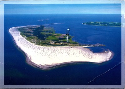 Nordseeinsel Amrum North Sea Island Deutsche Luftbild Postcard PM WOB Note 