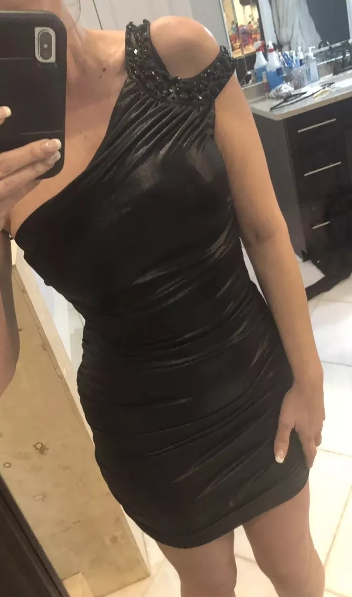 Bebe black cheap bodycon dress