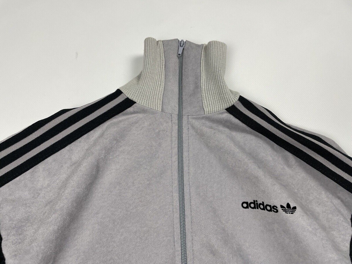 Vintage 1980s 80s Adidas Challenger Ventex Velour Track Jacket