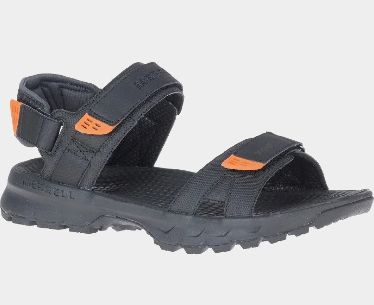 Sandalias para hombre Merrell Cedrus negras para caminar senderismo deportes sandalias negras