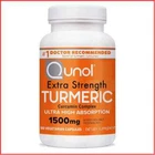 Qunol Turmeric Curcu 1500mg With Ultra High Absorption 2 Month Supply, 180 Count