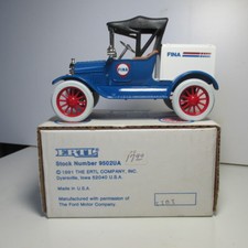 Fina  4, 1918 Ford Runabout,Diecast Coin Bank,Ertl, 9502 Canadian 