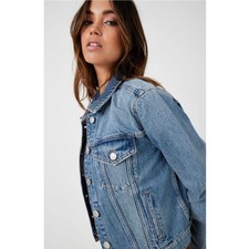 Garage Jean Jacket Classic Fit Size Medium Blue