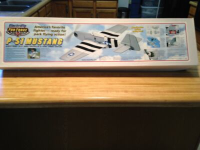 Electrifly P-51 Mustang RC Warbird Airplane ARF Kit With Motor