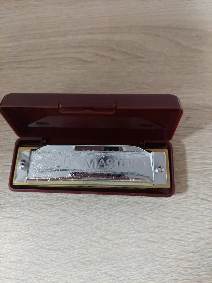 Suzuki Folkmaster 10 Agujeros Diatonic Folk Master Armónica D Foto 2 de 4