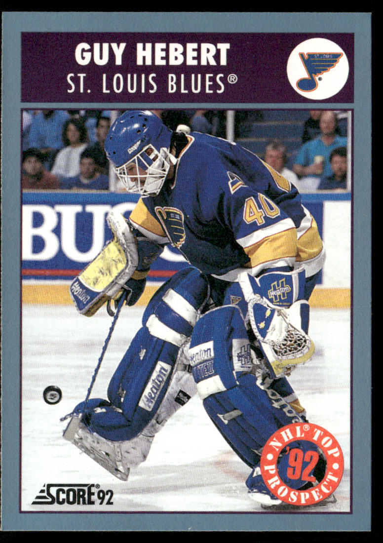 Guy Hebert 1992-93 Score Canadian #460 RC St. Louis Blues