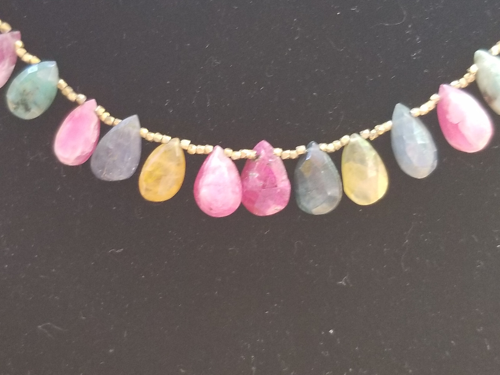 STERLING SILVER MULTI COLORED SAPPHIRES, RUBIES A… - image 3