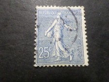 FRANCE 1903, timbre CLASSIQUE 132, SEMEUSE, oblitéré, cancelled STAMP (E)