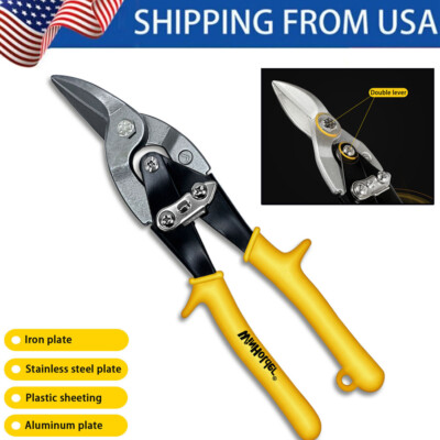 #ad Aviation Tin Snips Silverline Metal Cutter Shear with Hang Hole and Safety Latch $9.49