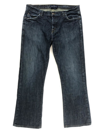 Earl Jean Denim Jeans Straight Zip Fly Cotton 25 Indigo NT12 Earl Jean Denim Jeans Straight Zip Fly Cotton 25 Indigo NT12