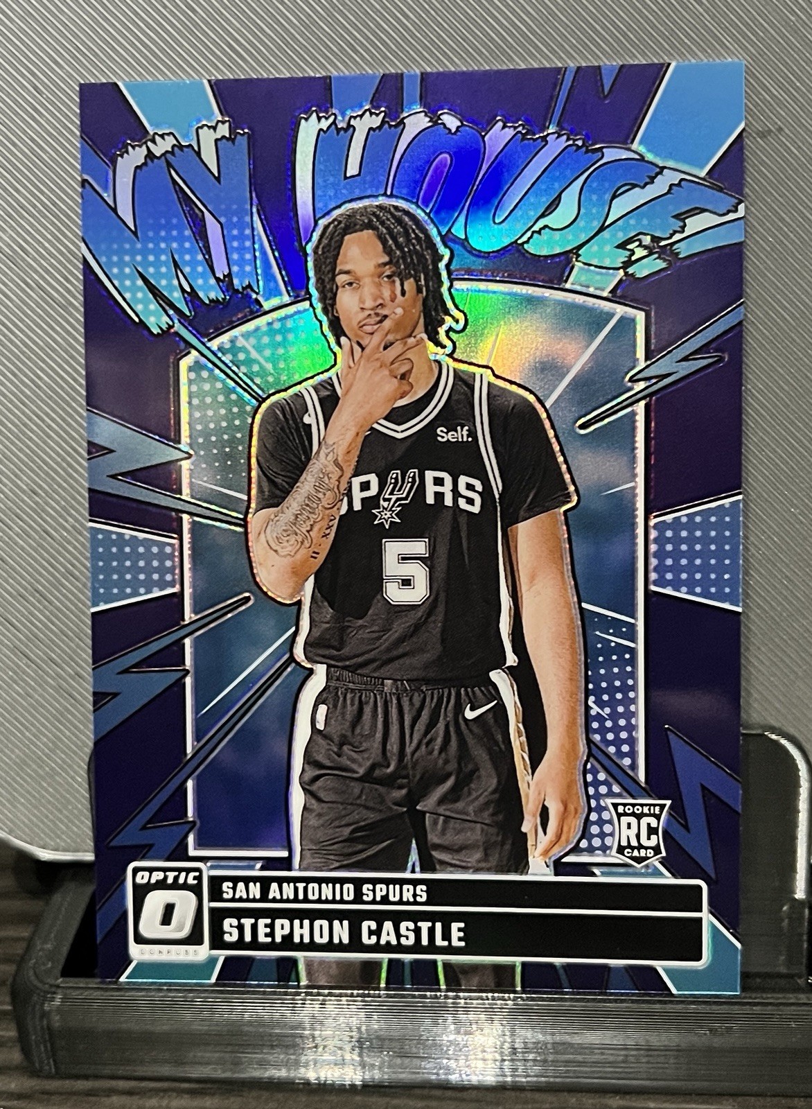 2024-25 Panini Donruss Optic - My House Stephon Castle #16 Purple Prizm (RC)