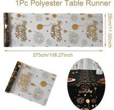 Happy Birthday Tischdecke Geburtstag Tischdecke Einweg Geburtstag Party Läufer