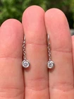 18ct gold diamond 30 point earrings