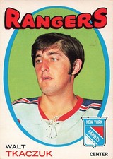 WALT TKACZUK 1971-72 O-PEE-CHEE #75