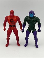 Vintage 1984 Marvel Super Heroes Secret Wars Daredevil & Kang Figures