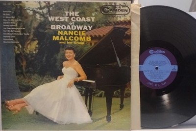 NANCIE MALCOMB QUARTET The West Coast of Broadway 1958 CAMDEN LP Mel Lewis JAZZ