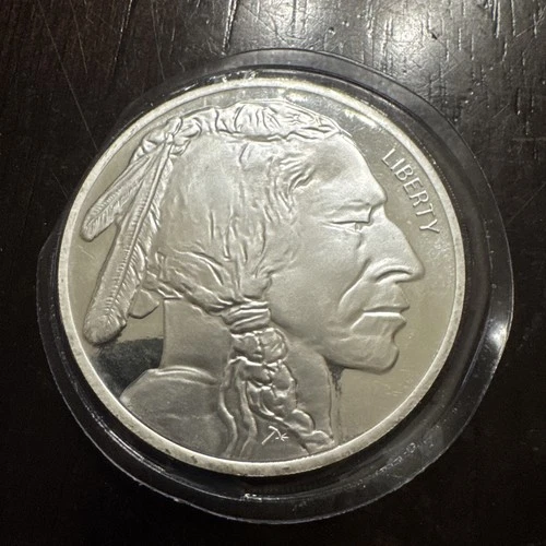 Buffalo Indian Head Liberty 5 Oz .999 Silver Bullion Round Sealed