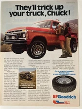 1979 B.F. Goodrich Tire Print Ad All Terrain T/A Radial Ford Truck Baja Winner