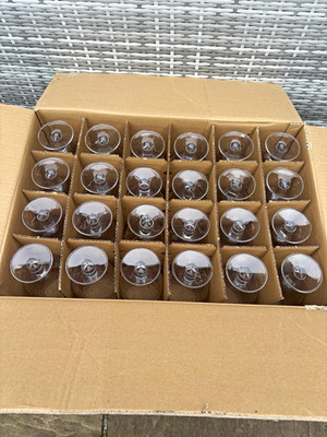 24 x Birra Moretti Laser Pint Gläser Brandneu Original Pub Mann Höhle Hausbar