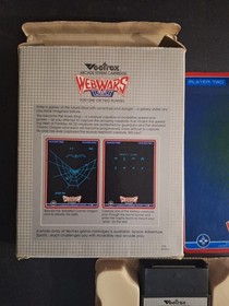 Web Wars (Vectrex, 1982) - With Cartridge, Box, & Overlay 