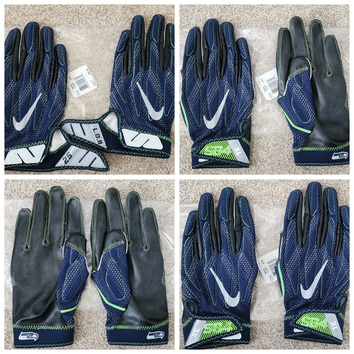Nike Seattle Seahawks NFL Gloves for sale | eBay