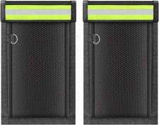 2 Pack Faraday Bags for Phones  Car Keys, Cell Phone Signal Blocking Pouch,