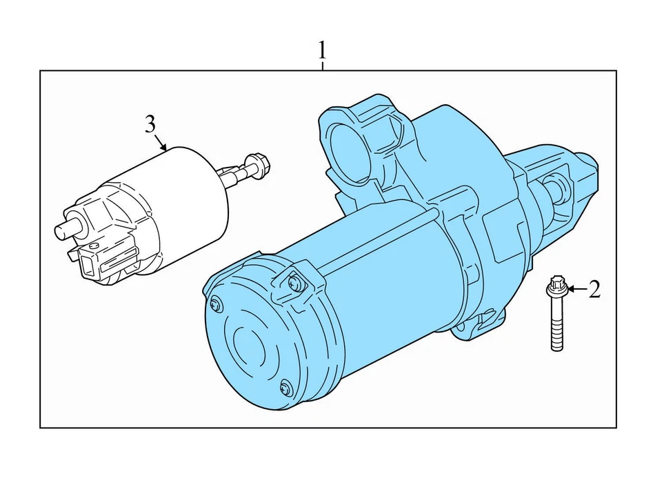 2018-2023 BMW M550I XDRIVE 4.4L - Starter 8657337 - Image 3 of 4