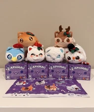 Aphmau MeeMeows HOLIDAY SERIES Limited Edition 6" Cat Plush Complete Set READ!!