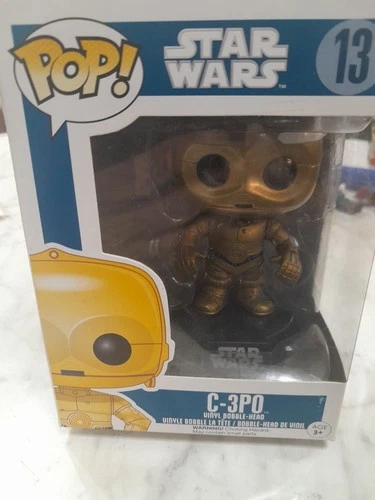 Funko Pop Star Wars C-3PO #13 Vinyl Bobble Head New In Box
