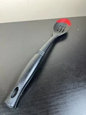 Le Creuset Revolution Bi-Material Slotted Spoon, Cerise (Cherry Red)