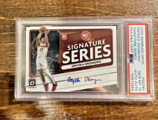 ONYEKA OKONGWU 2020 Donruss Optic Signature Series Holo RC AUTO 10 PSA 10 POP 1