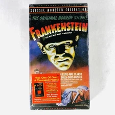 New! 1931 Frankenstein Black & White 1999 VHS Classic Monsters Collection