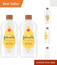 Hypoallergenic Baby Oil - 20 fl. oz Pack of 2 with Shea  Cocoa Butter