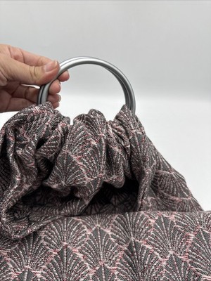 Linuschka Ipomidi Vougue Baby Wrap XL Ring Sling Cotton Silk NEW