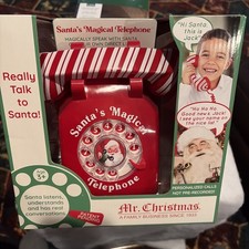 Brand New Mr. Christmas Santa  s Interactive Magical Telephone Santa  s Hotline