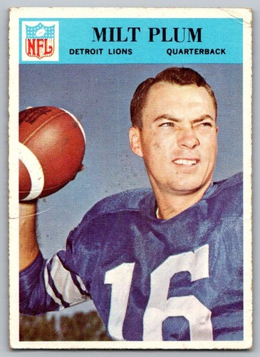 Milt Plum #72 1966 Philadelphia card
