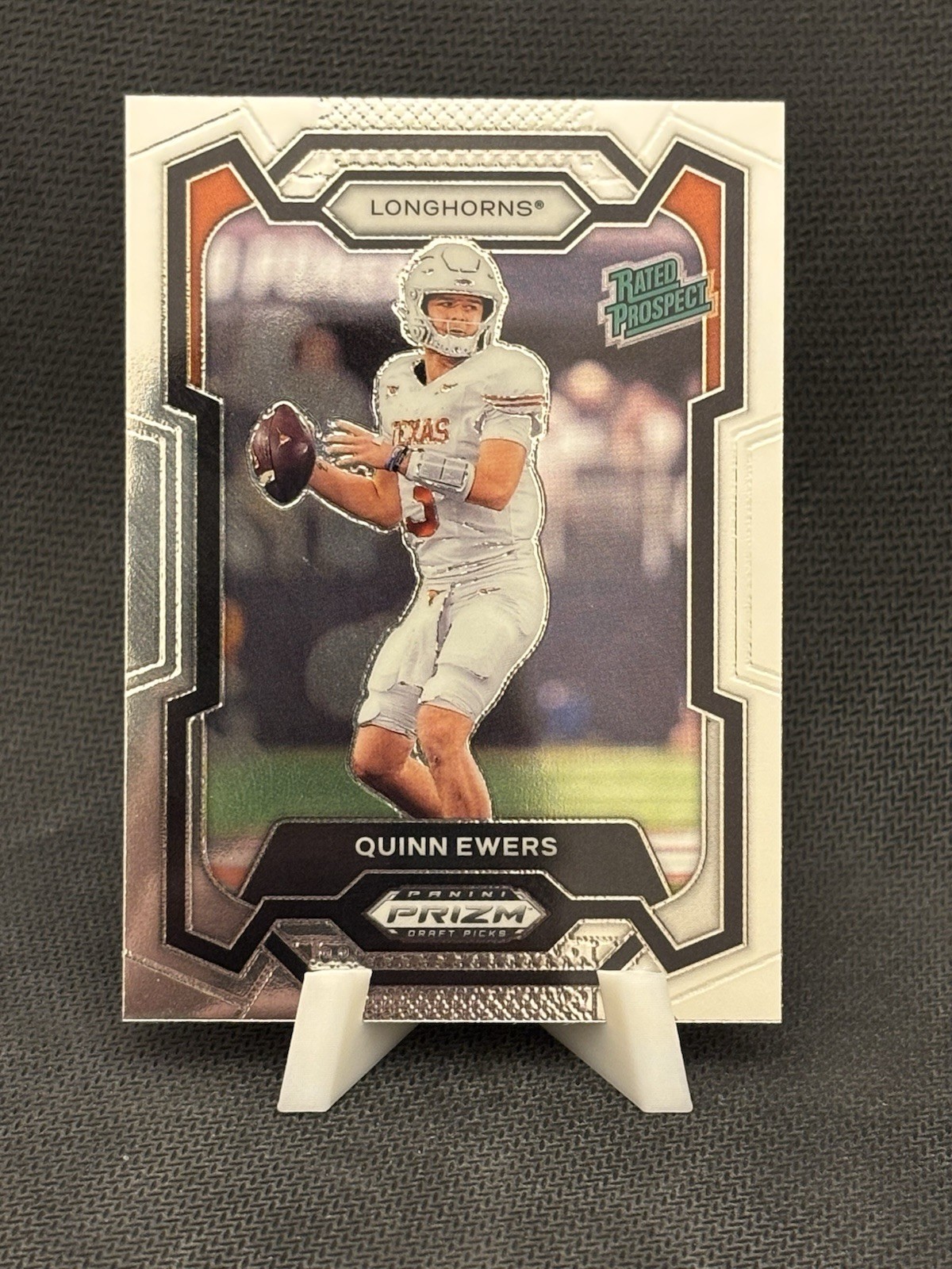 2024 Quinn Ewers (Texas) Panini Prizm Draft Picks Base Rated Prospect #191 RC