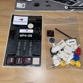 PARTIALLY SEALED BAGS Lego Speed Champions McLaren Mercedes Pit Stop Set 75911