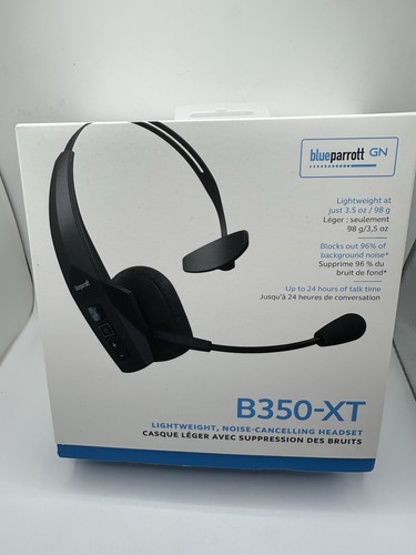 BlueParrott Headset B350-XT Noise Canceling Bluetooth Headset - NEW SEALED