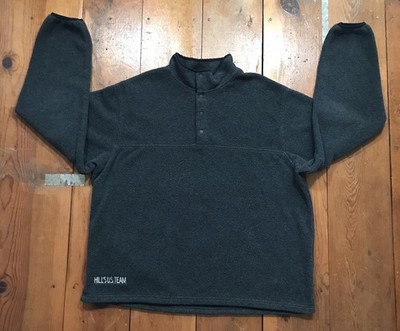 VTG 90s Lands' End Fleece Pullover Mens XL Snap Neck Polartec Made In USA