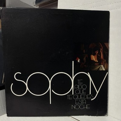 Sophy Que Vas A Hacer Sin Mi LP Velvet 12'' Vinyl 33 RPM 1976 LPVS-1506