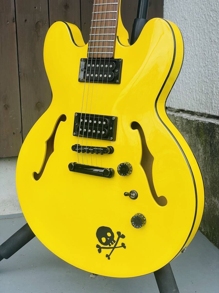 ギター Epiphone Dot Studio Electric Acoustic Guitar Epiphone DOT Studio LM Yellow S/N