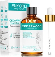 ZedernholzöL 100Ml Naturreines ÄTherisches ÖL FüR Aromatherapie, Diffuser