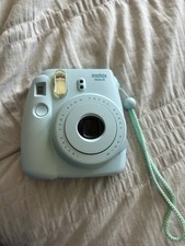 Fujifilm Instax Mini 8 Blue Instant Film Camera with Strap